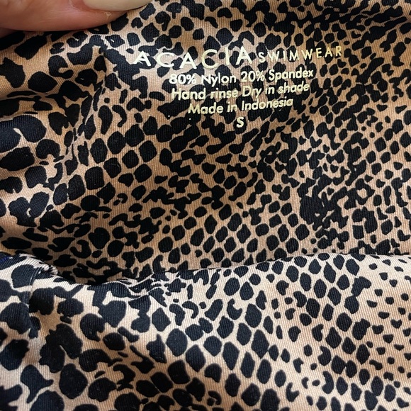 Acacia Blue Fringe Bikini - Top Large & Bottom Small - Picture 4 of 6